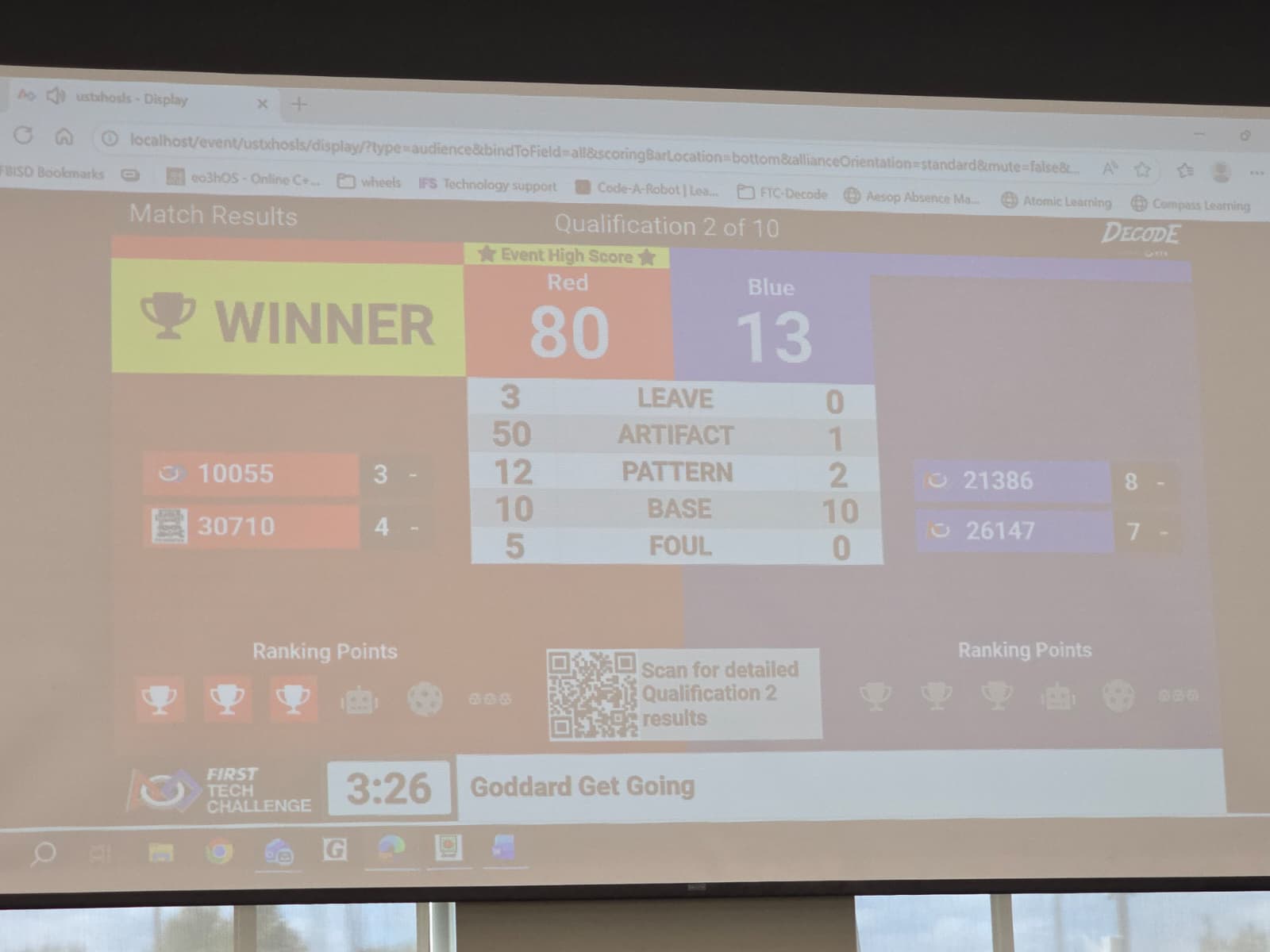 Goddard Get Going Match 1